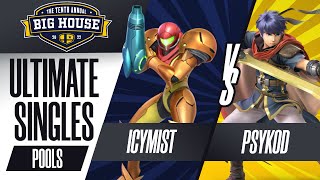 IcyMist vs PsyKoD  Ultimate Singles Pools  The Big House 10 [upl. by Plerre]