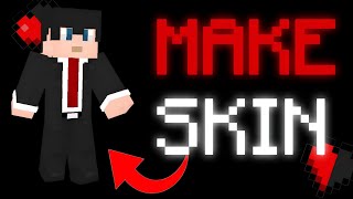 How To Make Minecraft Skin In Mobile  Minecraft How To Make Your Own Skin  Minecraft [upl. by Epolulot]