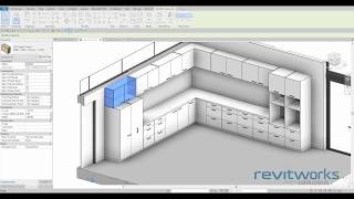 RevitWorks Casework  Getting Started 4  Combining units [upl. by Annehcu]