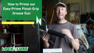 The LockNLube Easy Prime Grease Guns   European engineered our cleanest lightest grease guns [upl. by Aniraad]