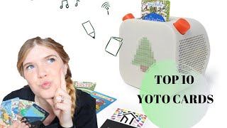 TOP 10 YOTO CARDS 2022 [upl. by Lune]