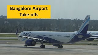 Bangalore Airport  Plane spotting  AIXConnect  Vistara  Star Air  Blue Dart  Indigo [upl. by Saraiya]