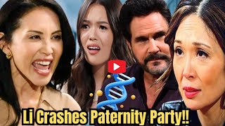 Li Crashes Paternity Party Poppy’s InstaDaddy Plan in Ruins Steffy amp Li Join Forces [upl. by Aicia]