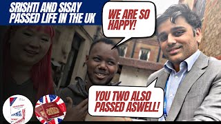 Sristhi and Sisay passed Life their the UK test in 1 day [upl. by Homans430]