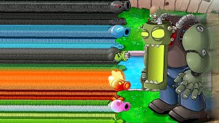 Gatling Pea Vs Doom Pea Vs Hypno Pea Vs Fire Ice Pea Vs Dr Zomboss Plants Vs Zombies Battlez [upl. by Dwain]