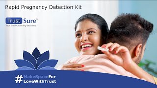 Trust Sure Rapid Pregnancy Test Kit [upl. by Rennoc317]