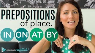 Prepositions of PLACE 👉 IN  ON  AT  BY 👈 Common English Grammar Mistakes [upl. by Cranston987]