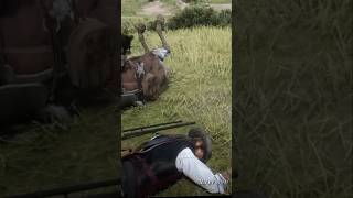 Horse collision rdr2 arthurmorgan johnmarston gaming [upl. by Ennoval]