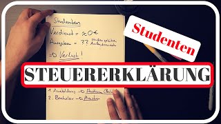 Steuererklärung für Studenten  Kostenlos und Einfach inkl Pauschalbeträge mit Elster [upl. by Gray882]