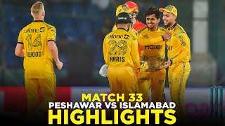 PSL 9  Full Highlights  Peshawar Zalmi vs Islamabad United  Match 33  M2A1A [upl. by Cawley468]