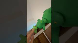 Drop fish family😱😱😱 squishy satisfying toys fishman greenfish [upl. by Panta]