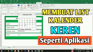 Cara Membuat Dropdown Tanggal di Excel [upl. by Enelrac]