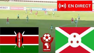 Kenya U20 vs Burundi U20  CECAFA U20 Championship 2024  Soccer Football Live [upl. by Annairt]