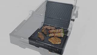 Steba FG 70 Cool Touch Grill 1800 W Stainless SteelBlack [upl. by Ceil]