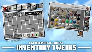 Inventory Tweaks V01 RELEASE  Texture Pack for Minecraft Bedrock Edition [upl. by Oiramaj860]