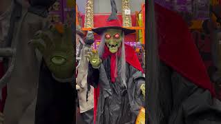 The Witching Hour is here😱 shorts spirithalloween halloweenanimatronics witch witchcraft [upl. by Loutitia906]