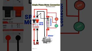 Motor wiring connection kasa kran ⚡️ 💡 Like subscribe plz 🙏😮 😱 😲 shorts youtubeshorts electronic [upl. by Hunger]