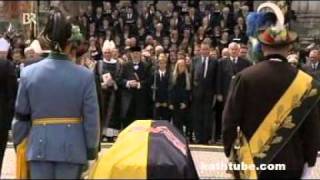 Verschiedene Hymnen beim Requiem für Otto von Habsburg in München 11 Juli 2011 [upl. by Aleekahs]