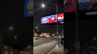 Los Angeles  Night View  Robot Advertisement losangeles robot burgerking [upl. by Aneev129]