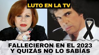 Artistas que MURIERON en el 2023 y quizás NO LO SABÍAS [upl. by Hannasus]