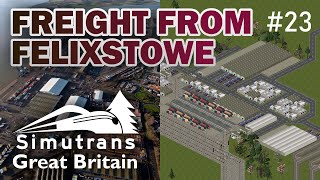 Simutrans Freight from Felixstowe  Great Britain train simulation 23 [upl. by Moir787]