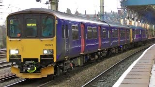 Ex GWR 150122  Northern Pacer 142013 Combo Departs Preston For Hazel Grove amp 319374 Arrives [upl. by Alta313]