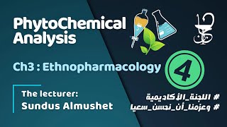 Phytoanalysis Ch3  Ethnopharmacology [upl. by Audrie]