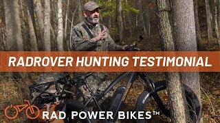 RadRover Electric Fat Bike Hunting Testimonial [upl. by Ailsa]