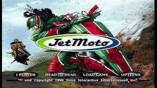 Jet Moto  Sony Playstation  Title Screen [upl. by Akfir675]