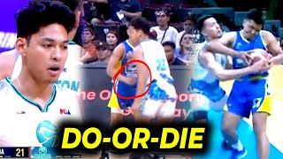 SINUNTOK si Ricci Rivero natawa sa nangyari Calvin Abueva  Game 4 Semis Magnolia vs Phoenix [upl. by Laynad]