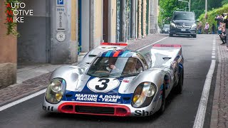 1970 Porsche 917 K Startup amp Driving  Villa dEste 2023 [upl. by Belac]