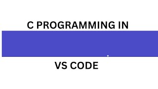 c programming in vs code  codewithbv [upl. by Elyagiba]