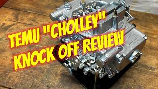 Cheap Temu Knock Off Holley Carb Review [upl. by Anaiek]