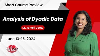 Analysis of Dyadic Data [upl. by Bikales]