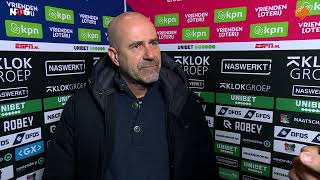 Bosz Ik vond de houding van ons bij NEC arrogant en hautain  NEC 31 PSV  necpsv [upl. by Nelleyram]