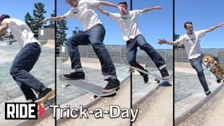 HowTo Skateboarding No Comply Tailslide With Caswell Berry [upl. by Suiravaj]