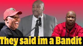 Minister Gayton Mckenzie Mocking EFF for calling him a BANDIT [upl. by Fondea986]