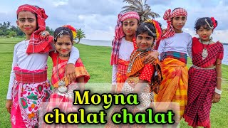 Moyna Chalat Chalat Chole Dance Performance।Moyna chalat chalatBengali folk dance।ShreyaSamanta [upl. by Pish]