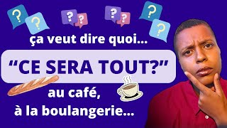 Les questions au café ☕ 1  Apprendre le français [upl. by Enoek673]