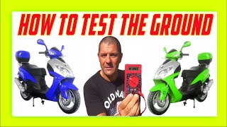 How to Check the Ground on your Scooter Motorcycle [upl. by Jorgenson913]