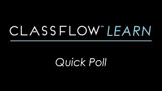 ClassFlow Help  Quick Poll [upl. by Salb]