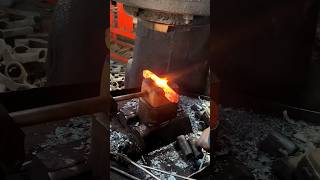 Cross iron hook punching and forging process [upl. by Girand648]