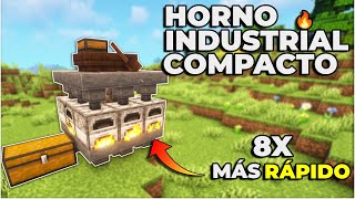 Cómo Hacer un HORNO INDUSTRIAL para Minecraft 121Java y Bedrock🟢 [upl. by Dinsdale]