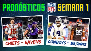 Pronósticos Semana 1  ¿Quién ganará cada partido  NFL 2024 [upl. by Bridgette]