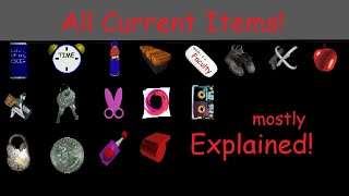 Baldis Basics All Items Explained  Remastered amp Plus [upl. by Wertz]