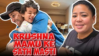 Krushna Aur Golle Ki Dosti Ho Gayi🤩  Bharti Singh  Haarsh Limbachiyaa  Golla [upl. by Emilio]