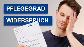 Pflegegrad abgelehnt  jetzt erfolgreich Widerspruch einlegen  Muster [upl. by Francisco]