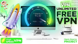 Highspeed Unlimited VPN BrowsingDownloading For Free in PC [upl. by Tabbi]