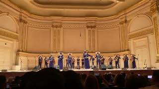 Mi Tierra Zacatecana McHi Mariachi Oro Live from Carnegie Hall in New York City [upl. by Blinni]