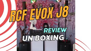 RCF EVOX J8 UNBOXING AND REVIEW [upl. by Horick529]